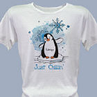 Just Chillin Personalized Scoop Neck T-Shirt